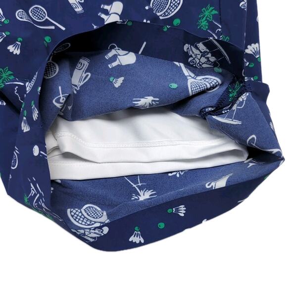 Polo Ralph Lauren Golf Shorts Mens 34 Blue Print Tailored Fit Built In Liner NWT - Picture 6 of 16